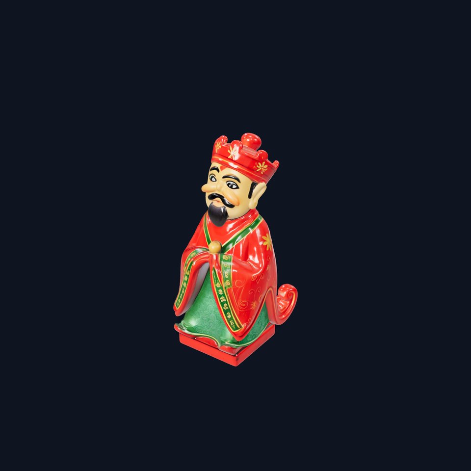 Traditional Chinese Figurine Model Pack  Detailed Cultural Sculpture